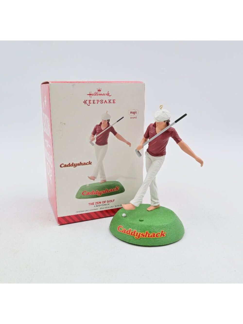 Hallmark Keepsake Caddyshack The Zen Of Golf Christmas Ornament Sound 2014 NIB - Picture 1 of 9